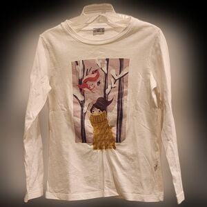 Girls Off-White Graphic Long Sleeve Shirt